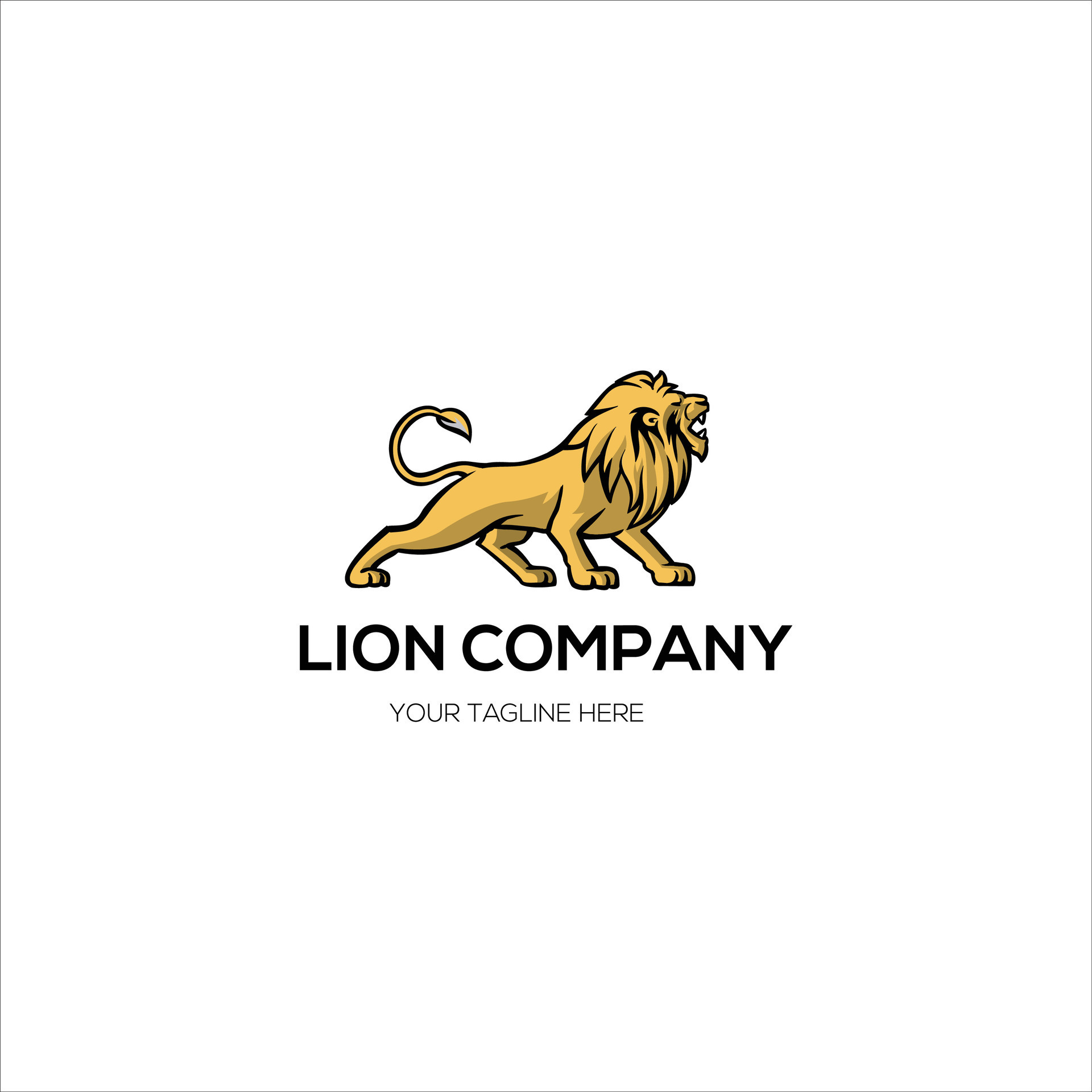 Lion brand logo design 35348441 Vector Art at Vecteezy