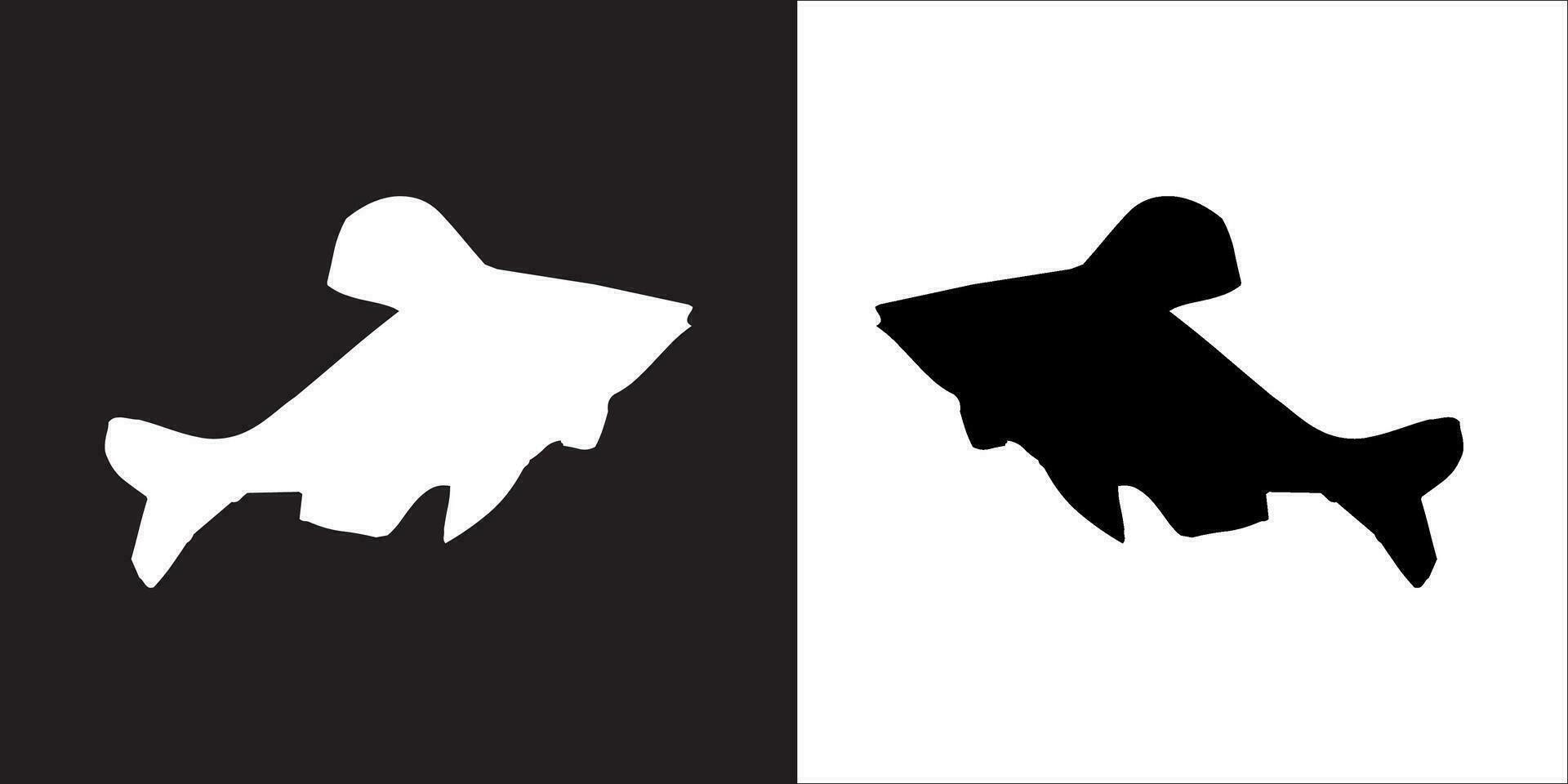 Illustration vector graphics of fish icon