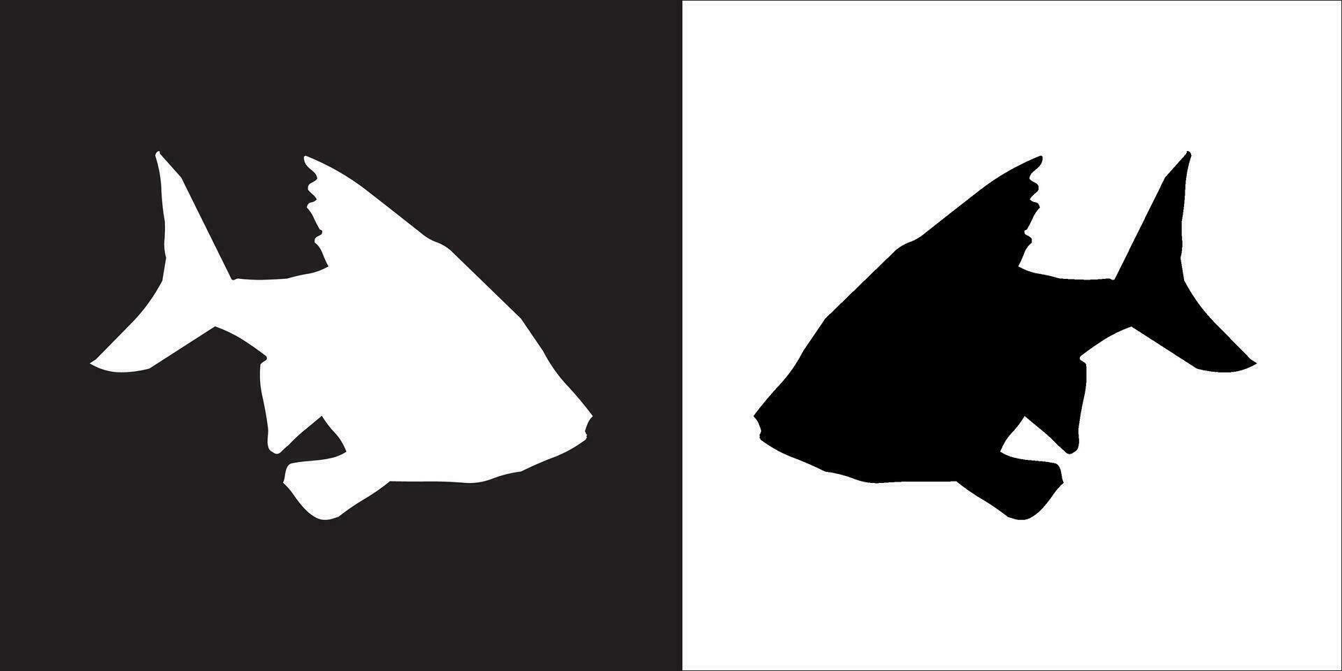 Illustration vector graphics of fish icon