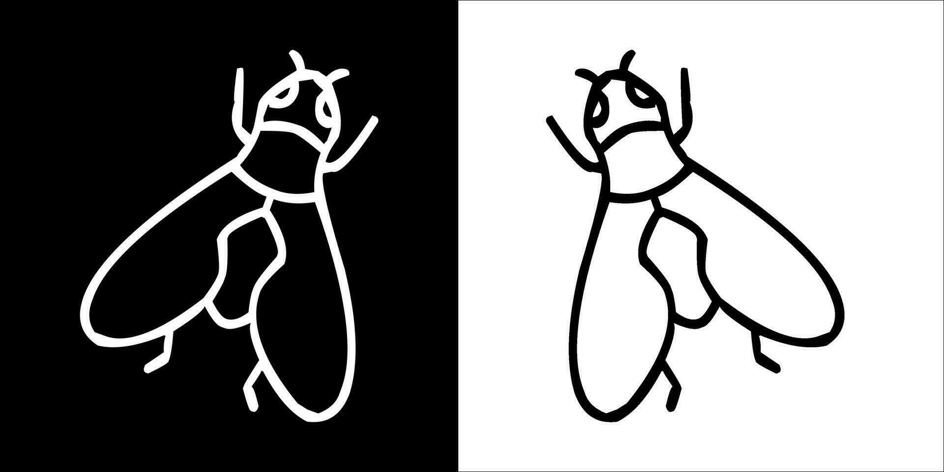 Illustration vector graphics of insect icon