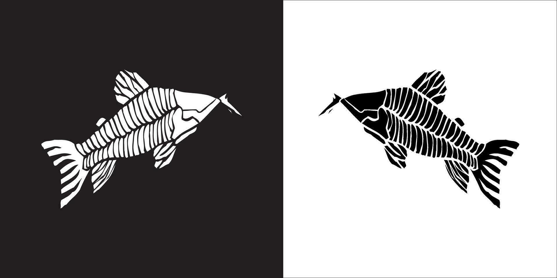 Illustration vector graphics of fish icon