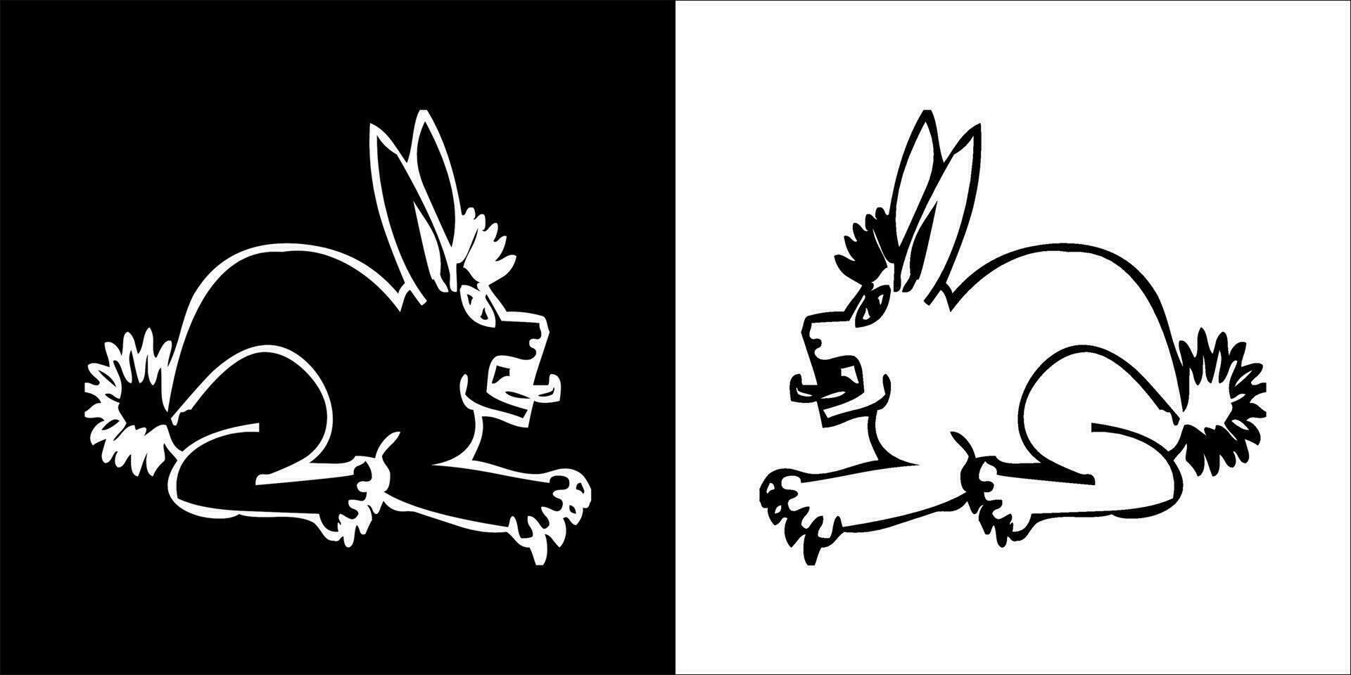 ilustración vector gráficos de Conejo icono