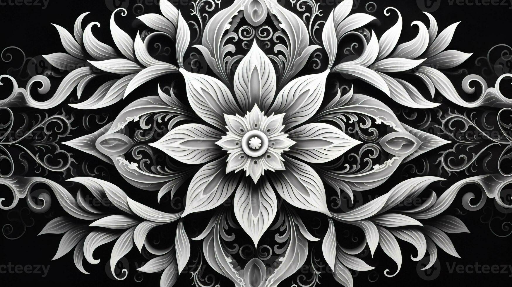 AI generated Abstract background with geometric shapes, lines, circles, dots. Bauhaus style. Swiss aesthetic photo