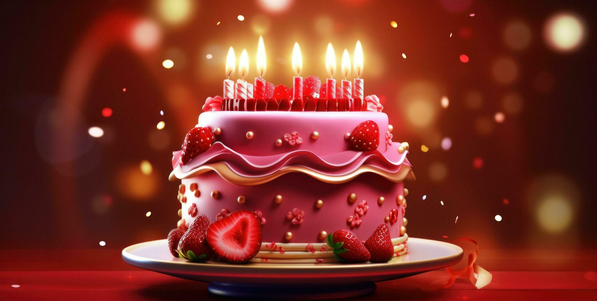 AI generated a birthday cake app screenshot thumbnail, photo