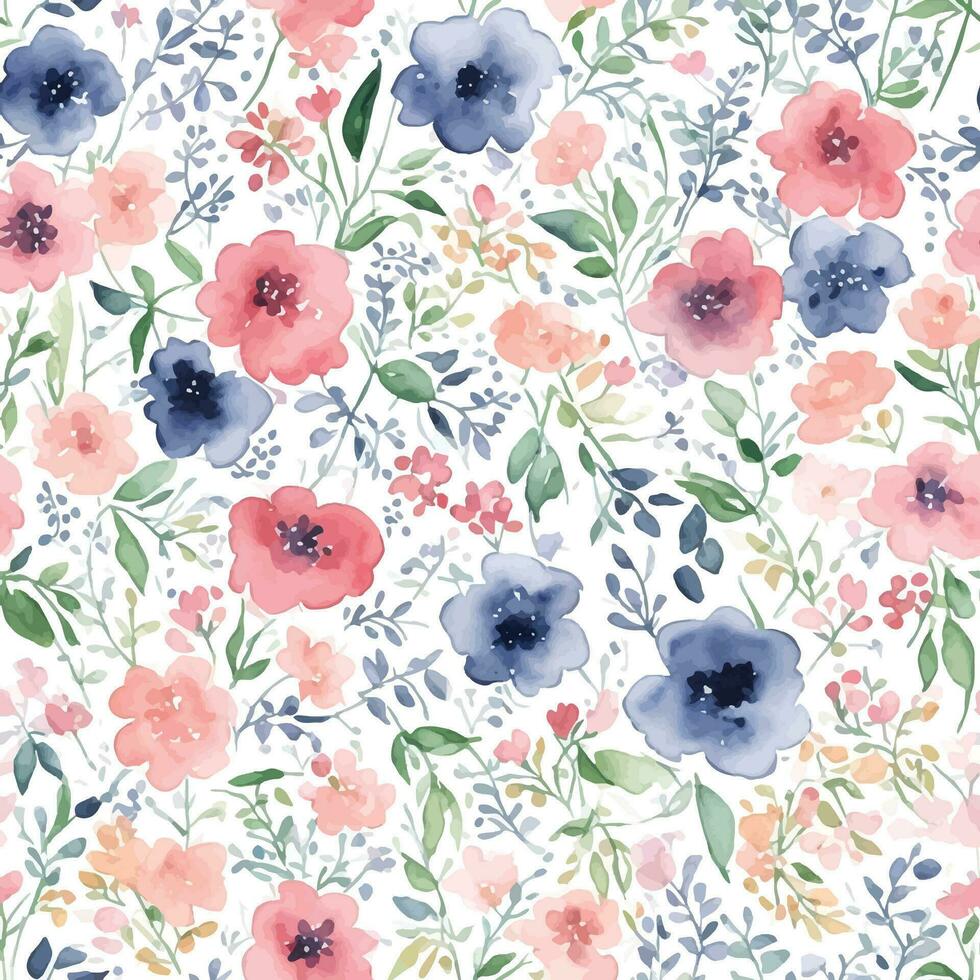 Flower Seamless Pattern design, surface pattern vector