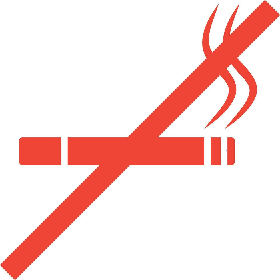 no smoking sign vector