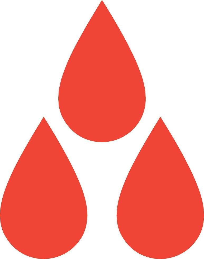 blood drop icon vector