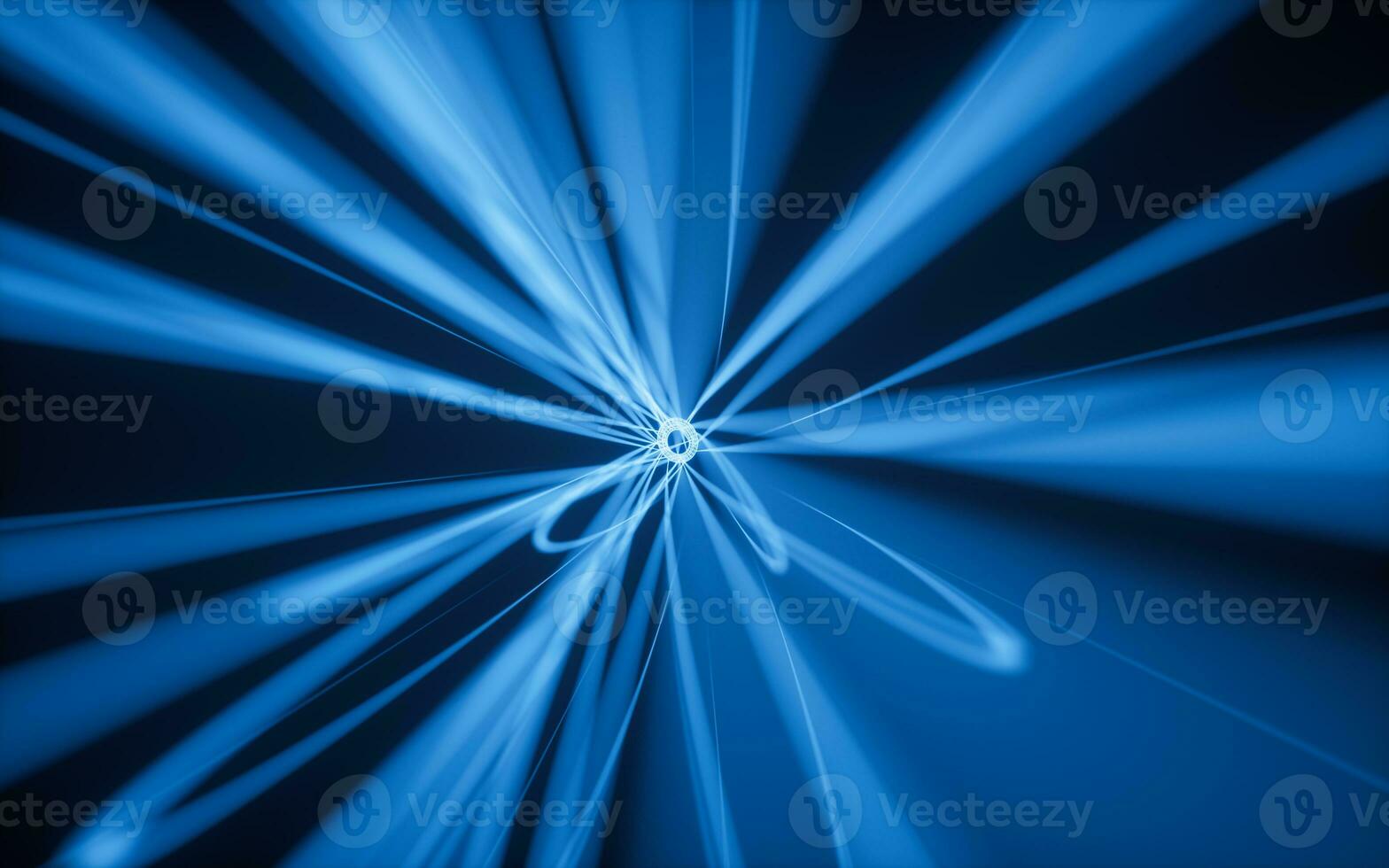 Glowing neon hanging lines, 3d rendering. photo