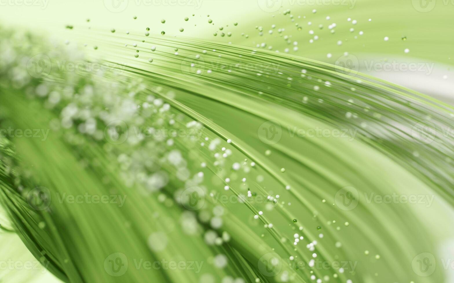 Flowing curves lines background, 3d rendering. photo