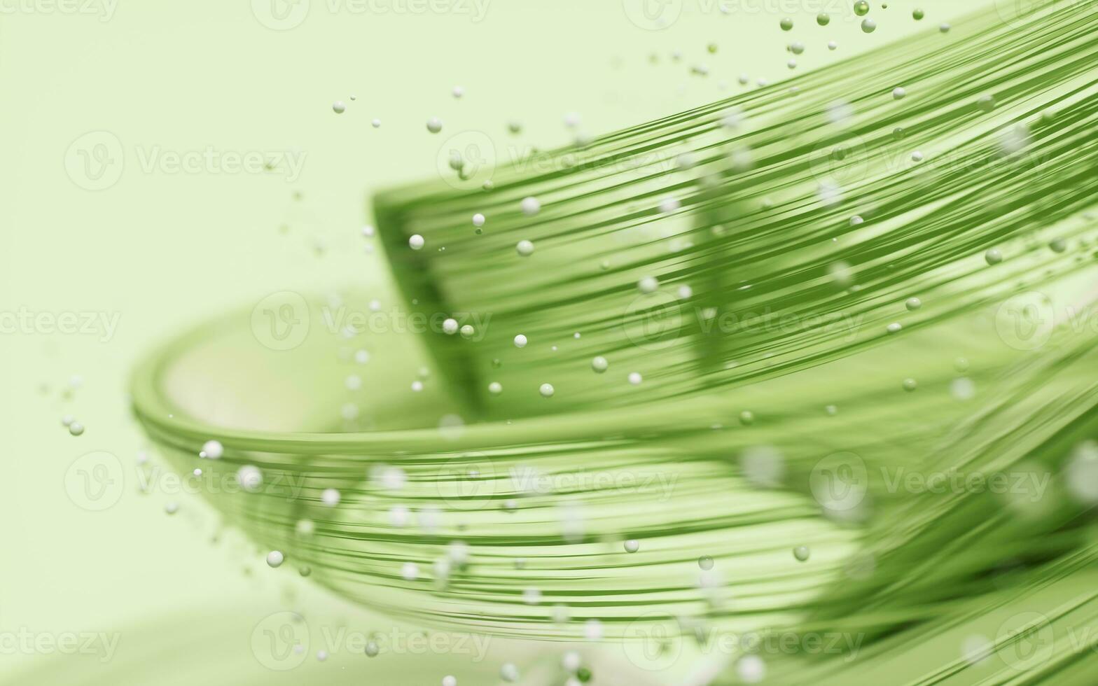 Flowing curves lines background, 3d rendering. photo