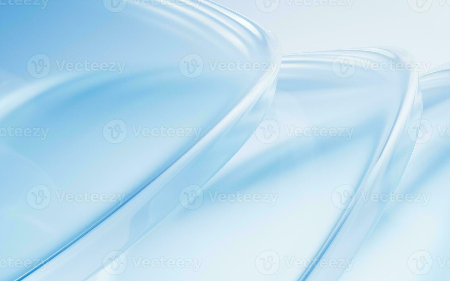 Abstract curve glass geometry background, 3d rendering. photo