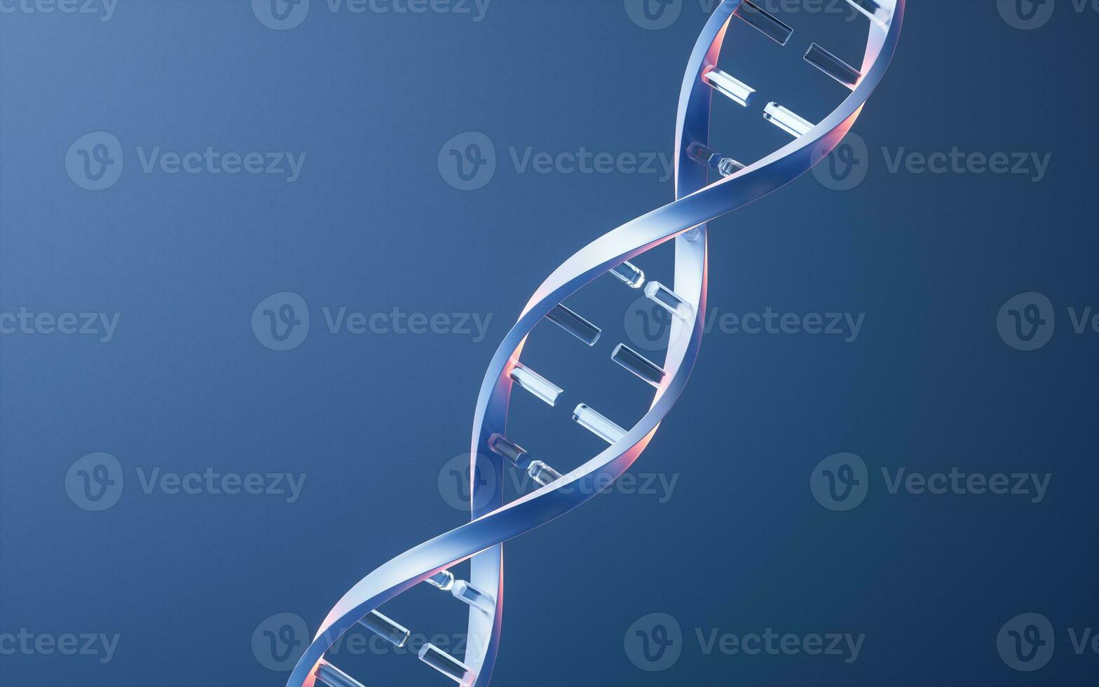 DNA with biological concept, 3d rendering. photo