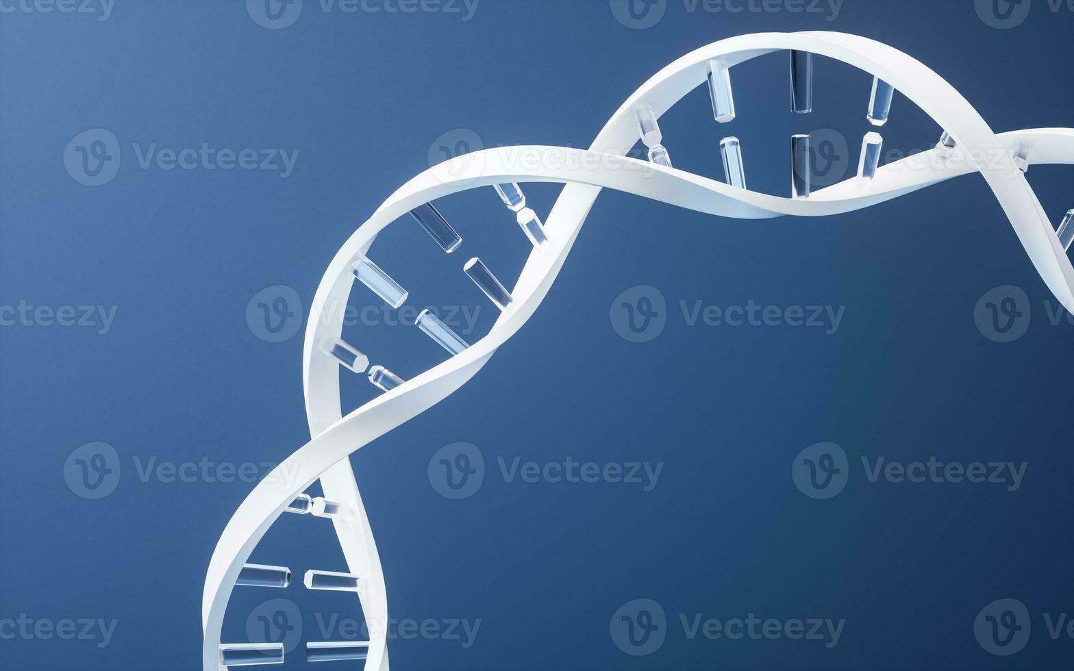 DNA with biological concept, 3d rendering. photo