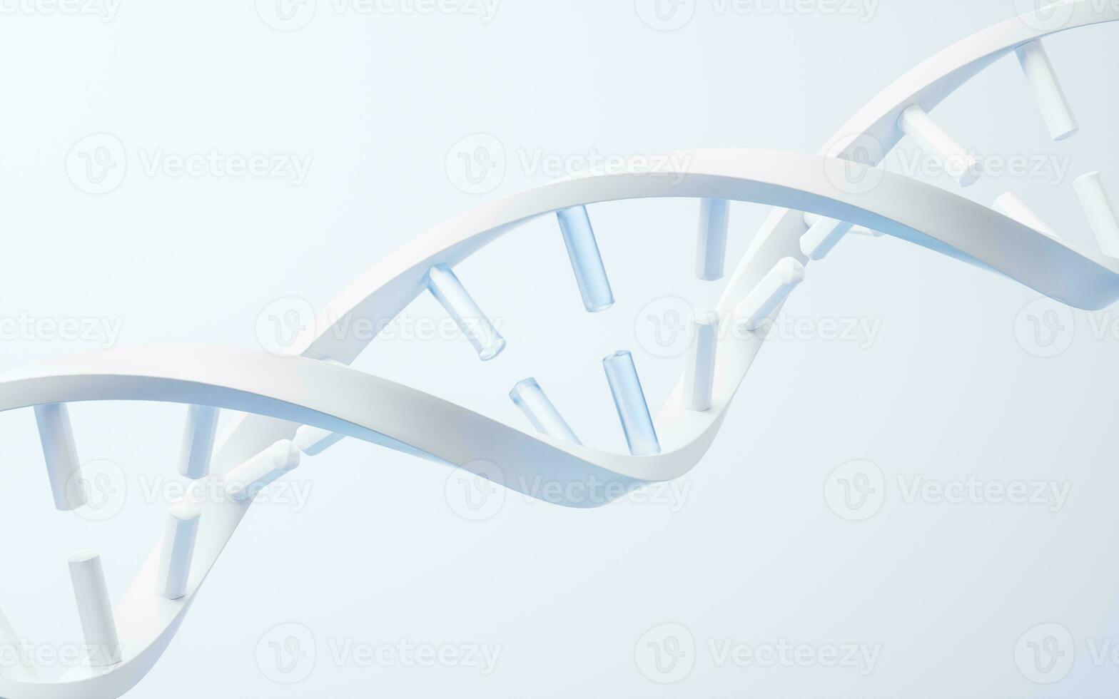 DNA with biological concept, 3d rendering. photo