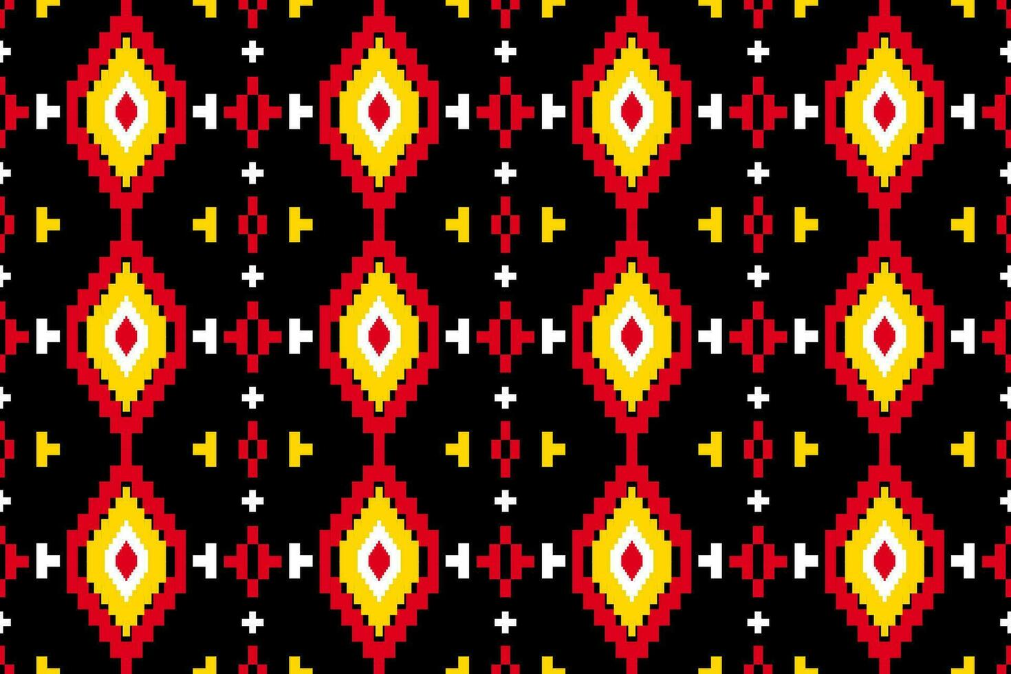 Geometric seamless ethnic pattern. Geometric ethnic pattern can be used in fabric design for clothes, decorative paper, wrapping, textile, embroidery, illustration, vector, carpet vector