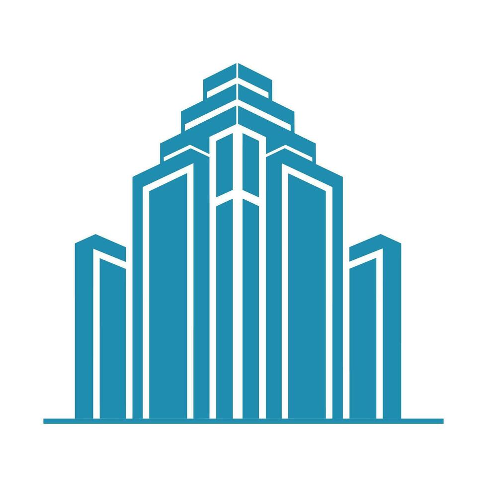 A City Building logo vector isolated on a white background