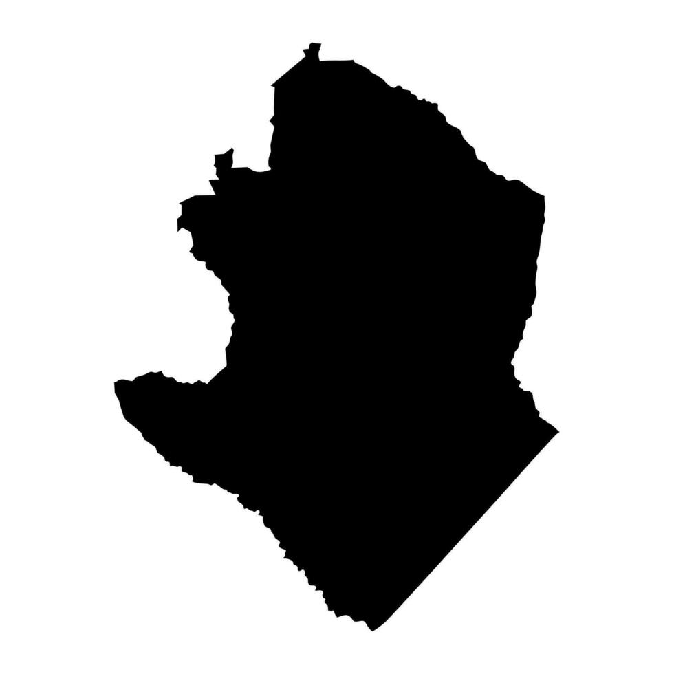 Masvingo province map, administrative division of Zimbabwe. Vector illustration.