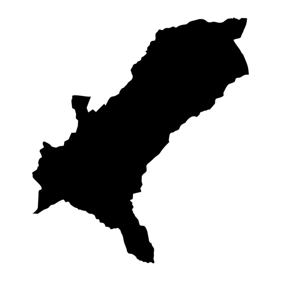 Mashonaland East province map, administrative division of Zimbabwe. Vector illustration.