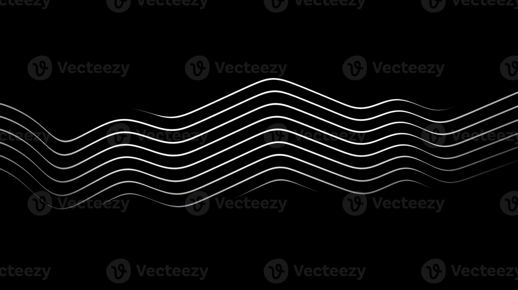 AI generated Abstract minimalistic background with wavy lines photo