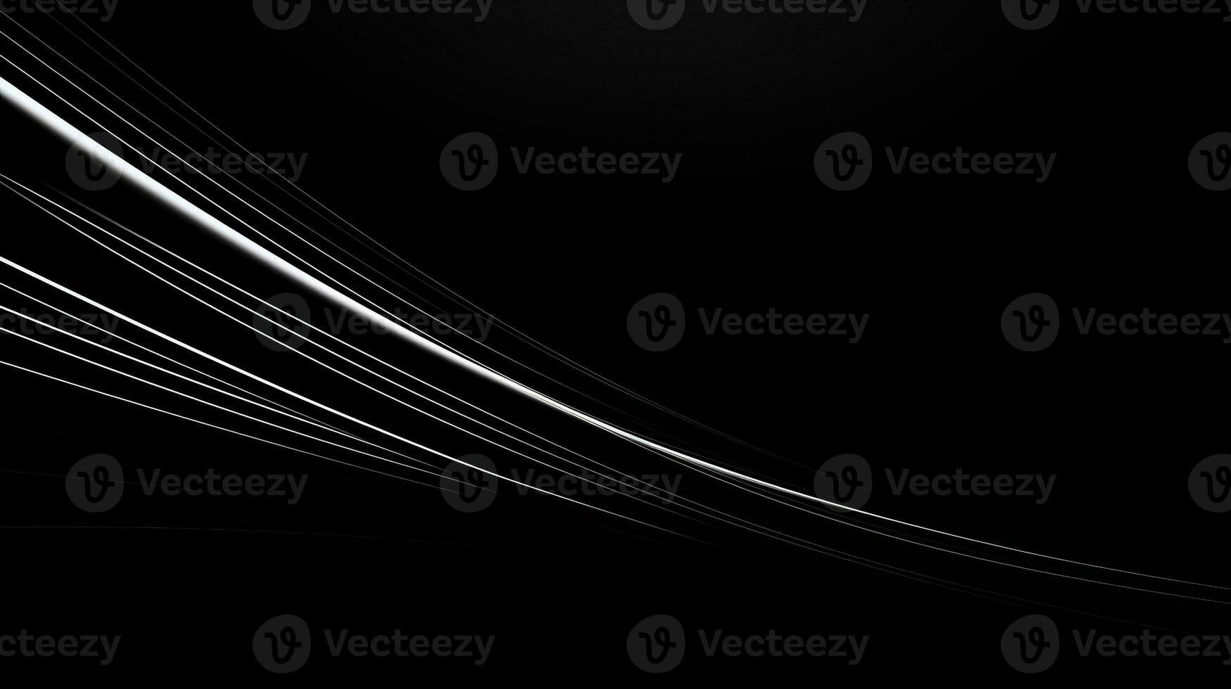 AI generated Abstract minimalistic background with wavy lines photo