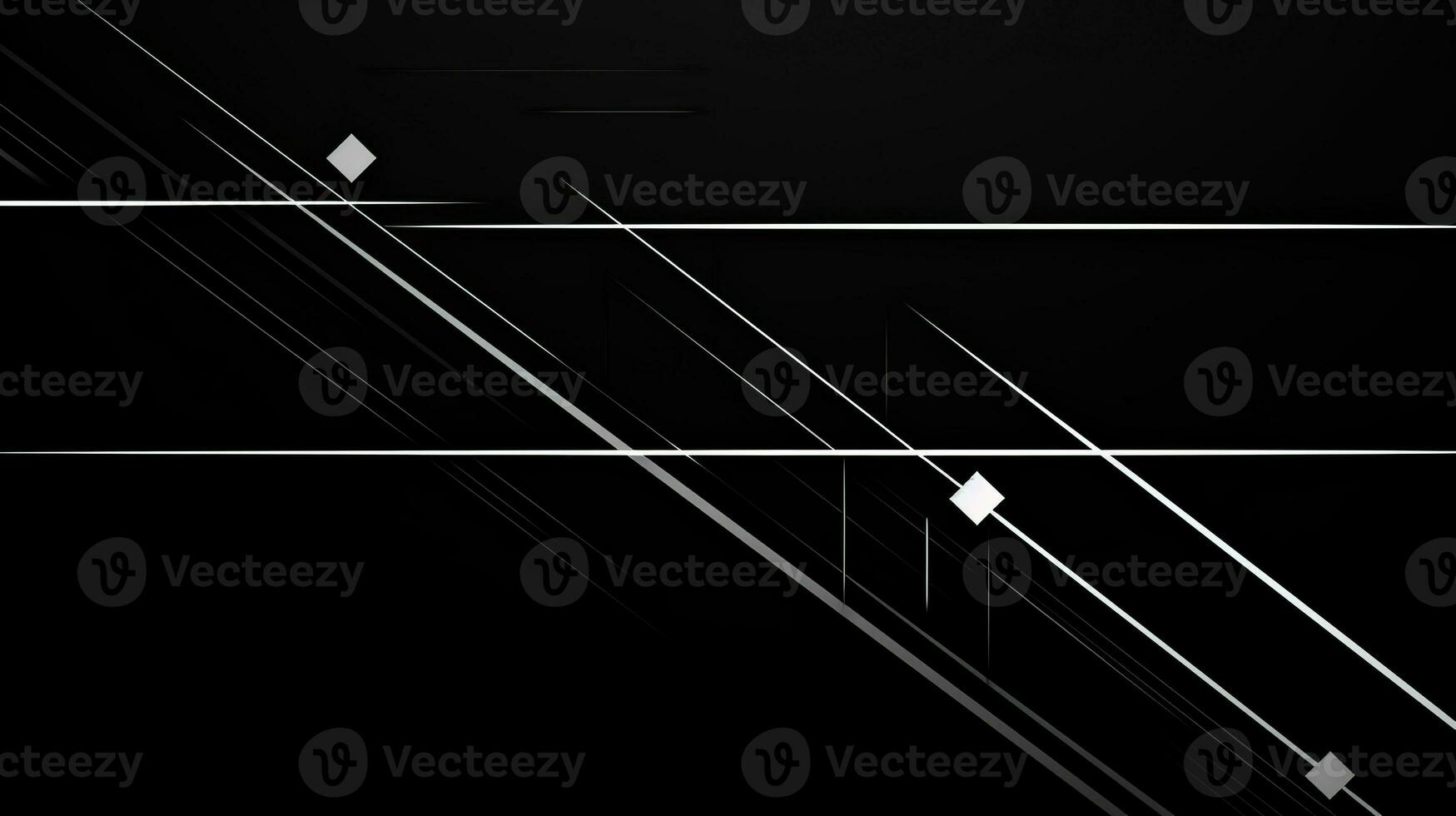 AI generated Abstract minimalistic background with geometry lines photo