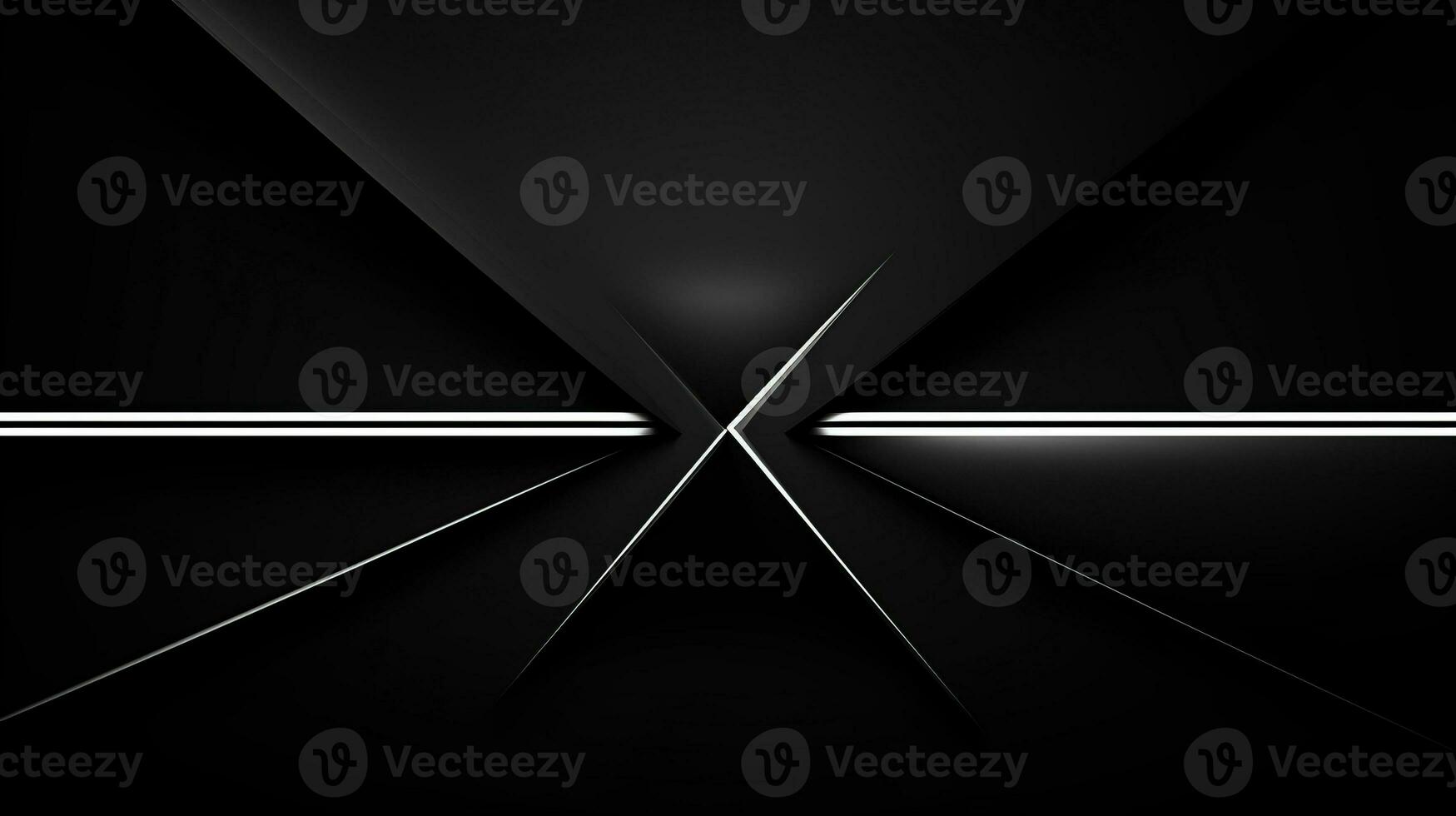 AI generated Abstract minimalistic background with geometry lines photo