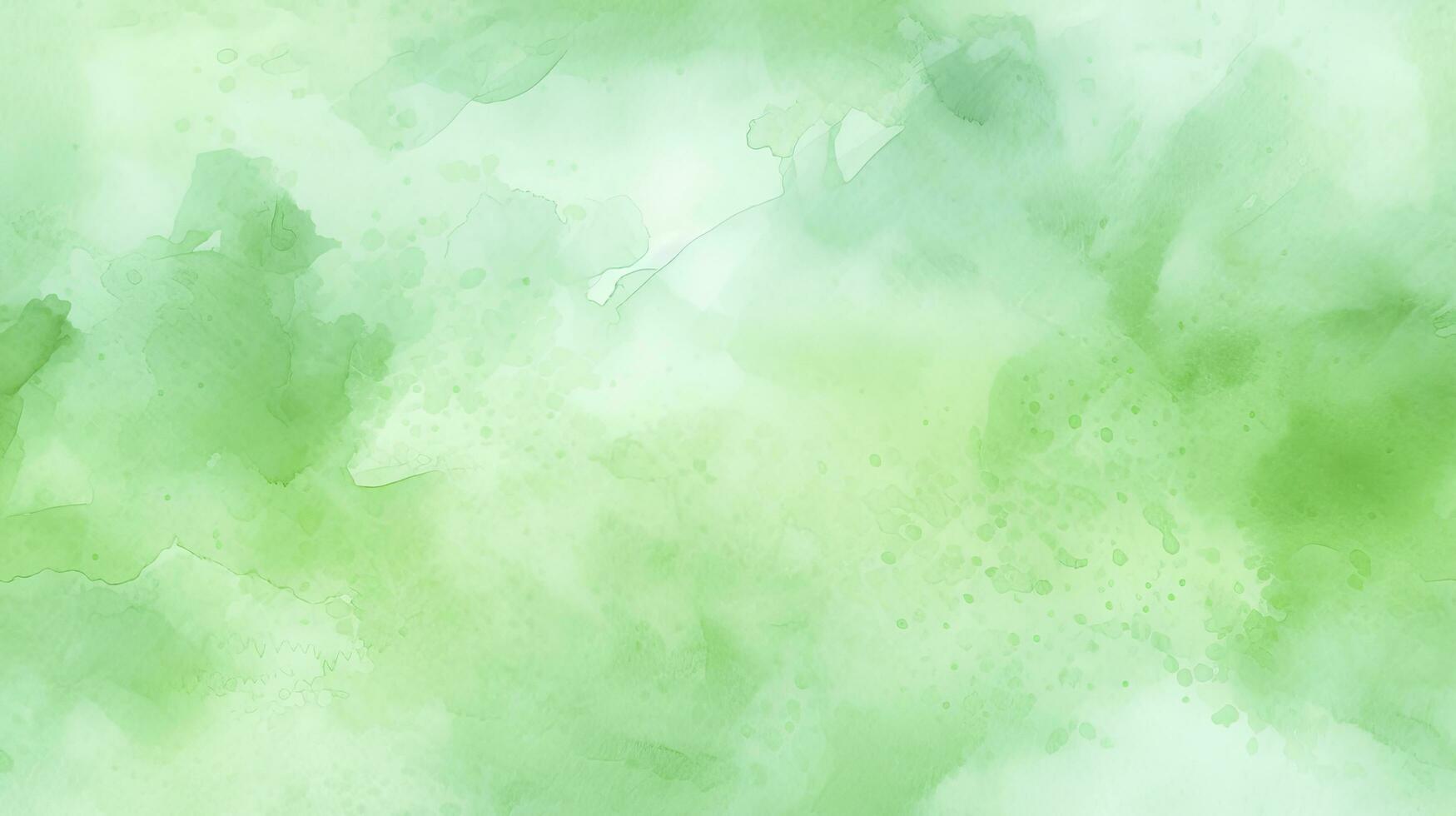 AI generated Abstract Green Watercolor Texture for a Vibrant Background. photo