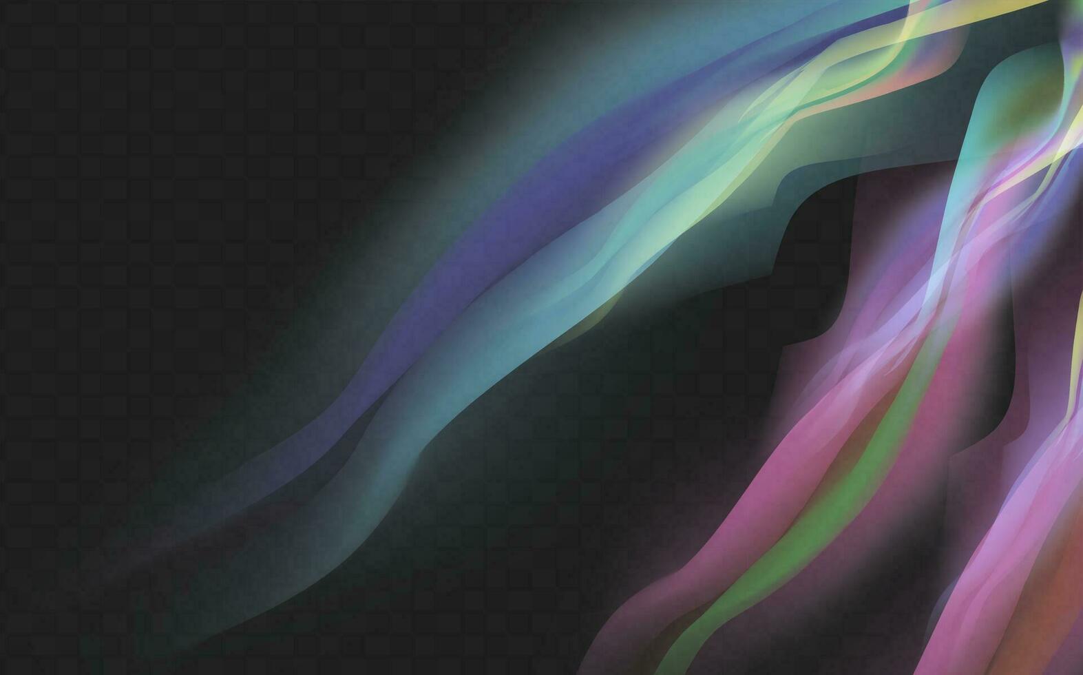 A set of colourful vector lens, crystal rainbow  light  and  flare transparent effects.Overlay for backgrounds.Triangular prism concept.