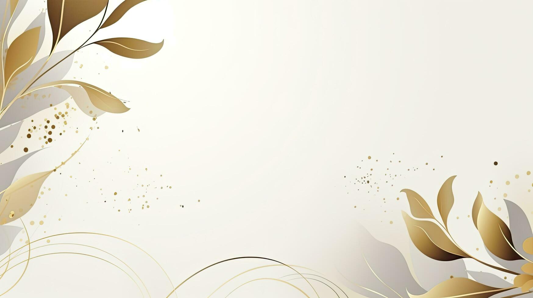 AI generated Watercolor Abstract Design Perfect for Wedding or Social Media Banner Background. photo