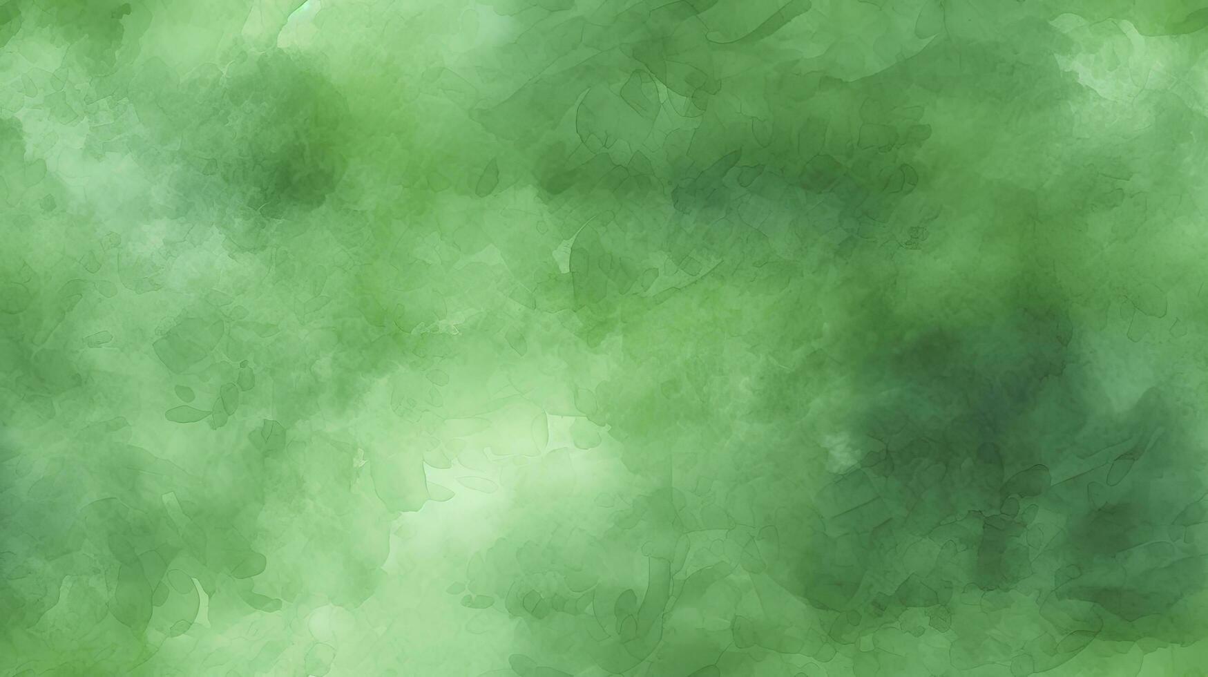 AI generated Abstract Green Watercolor Texture for a Vibrant Background. photo