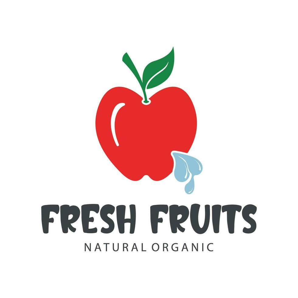 Apple vector illustration design