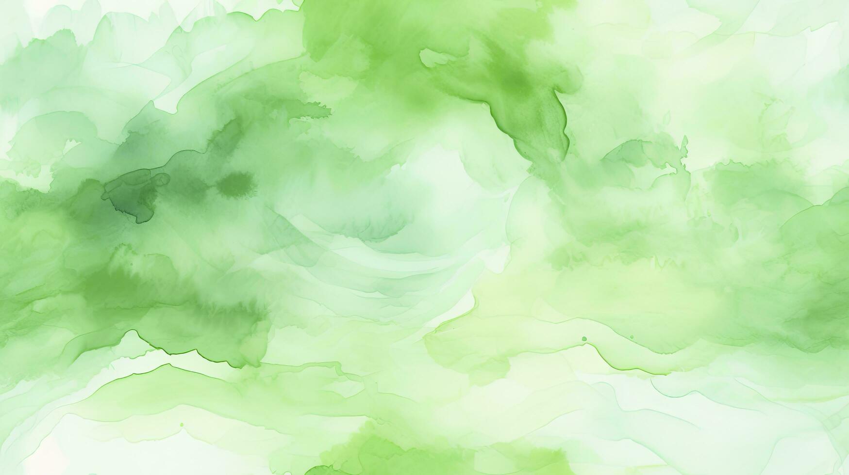 AI generated Abstract Green Watercolor Texture for a Vibrant Background. photo