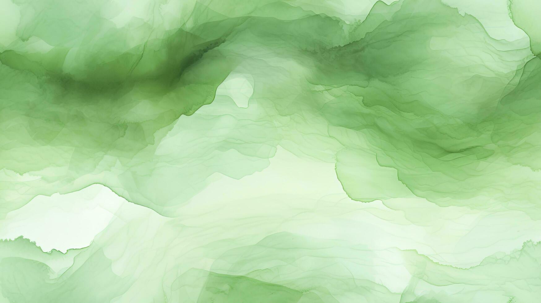AI generated Abstract Green Watercolor Texture for a Vibrant Background. photo