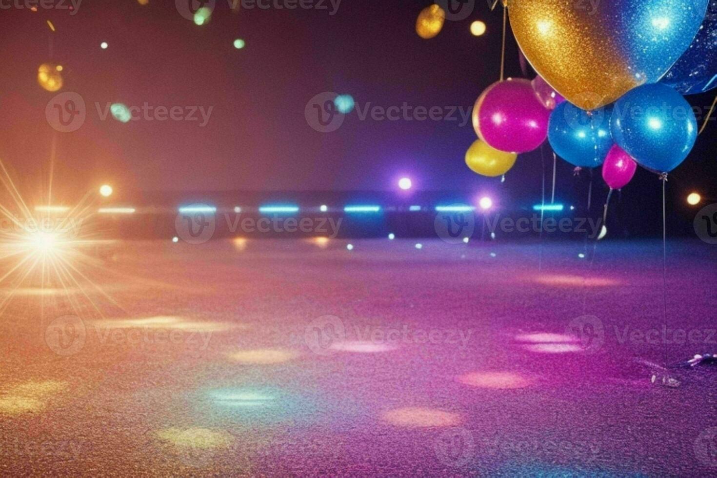 AI generated party background. Pro Photo