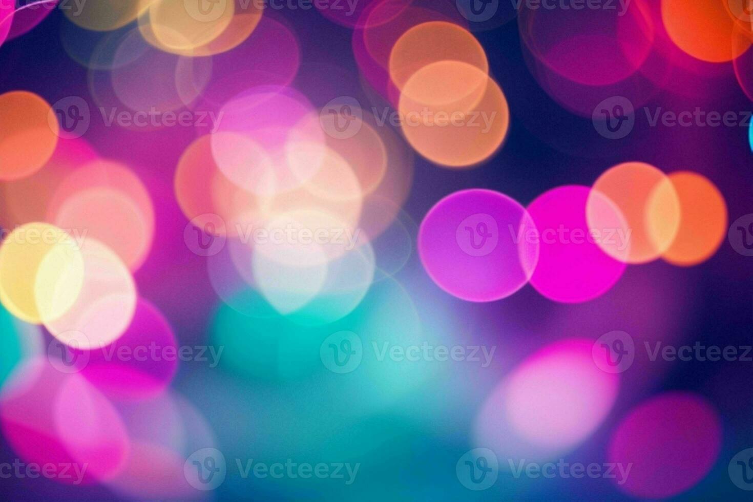 AI generated colorful bokeh effect. Pro Photo