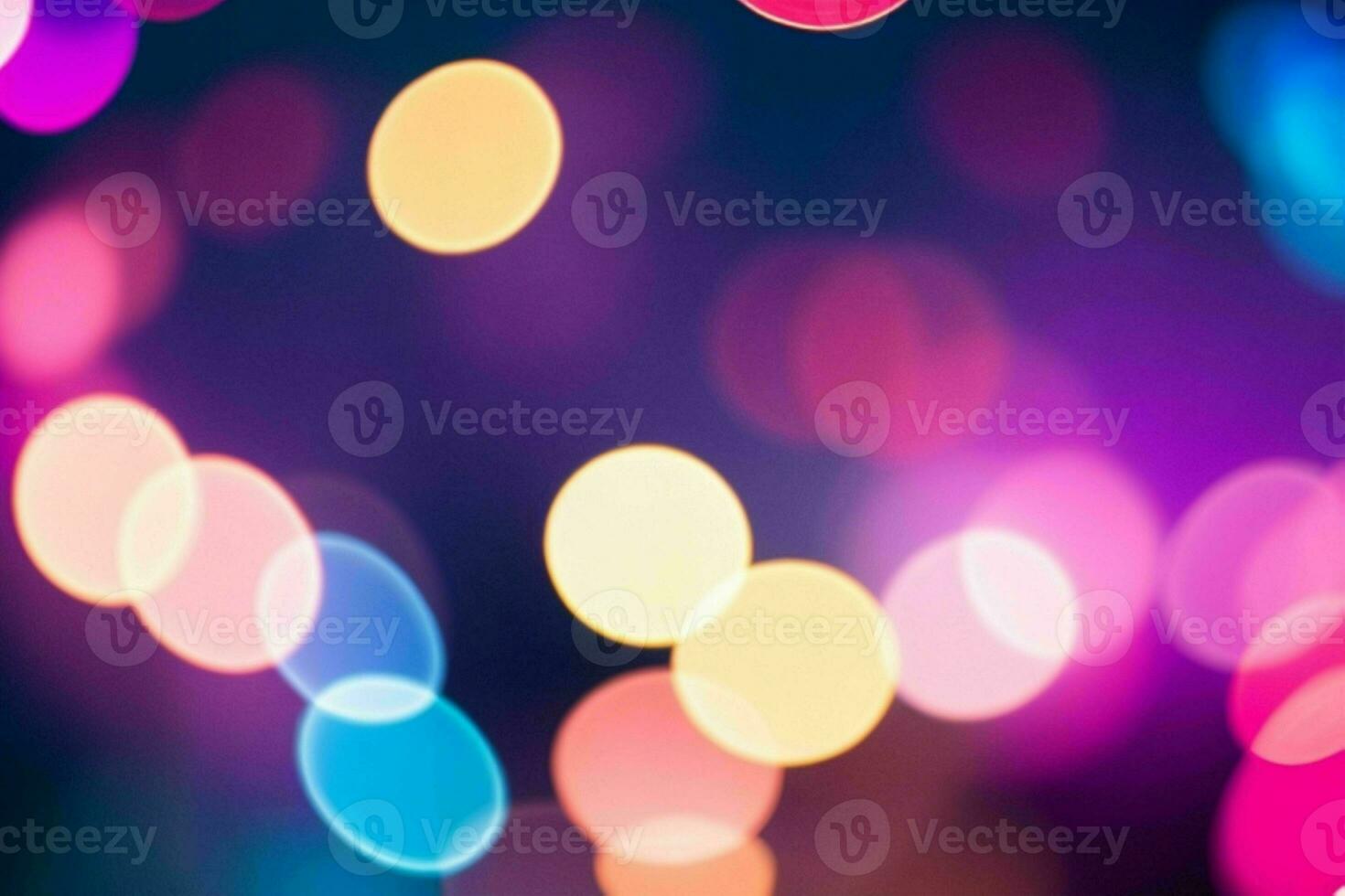 AI generated colorful bokeh effect. Pro Photo