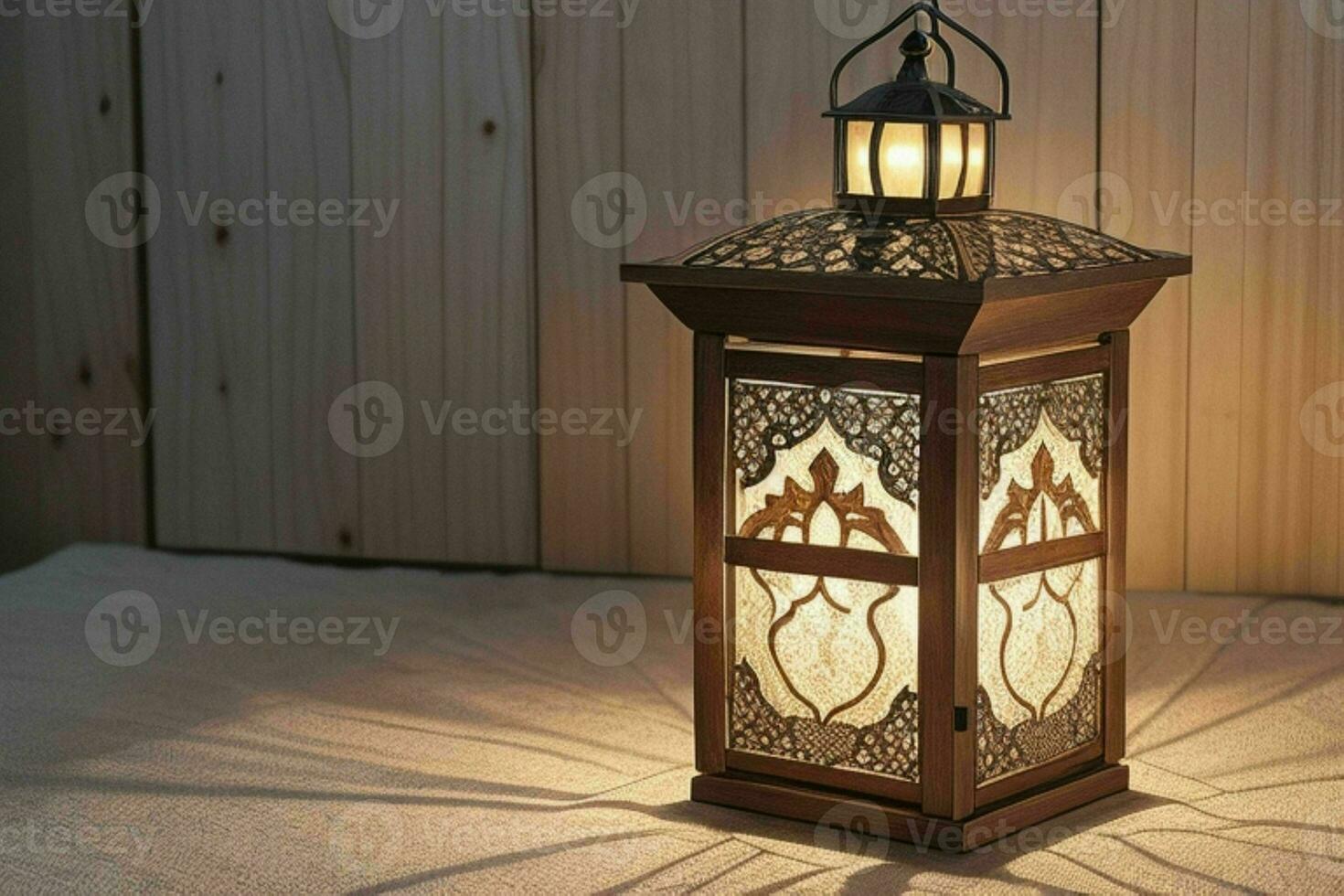 AI generated arabic lantern. Pro Photo