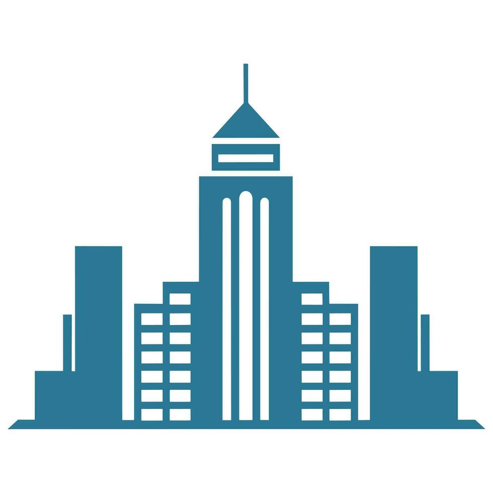 A City Building logo vector isolated on a white background