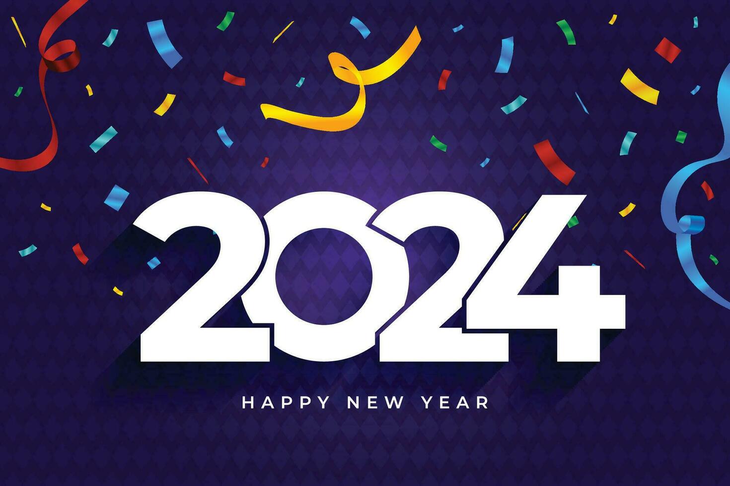 Happy new year 2023 square template with 3D hanging number. Greeting concept for 2023 new year celebration vector