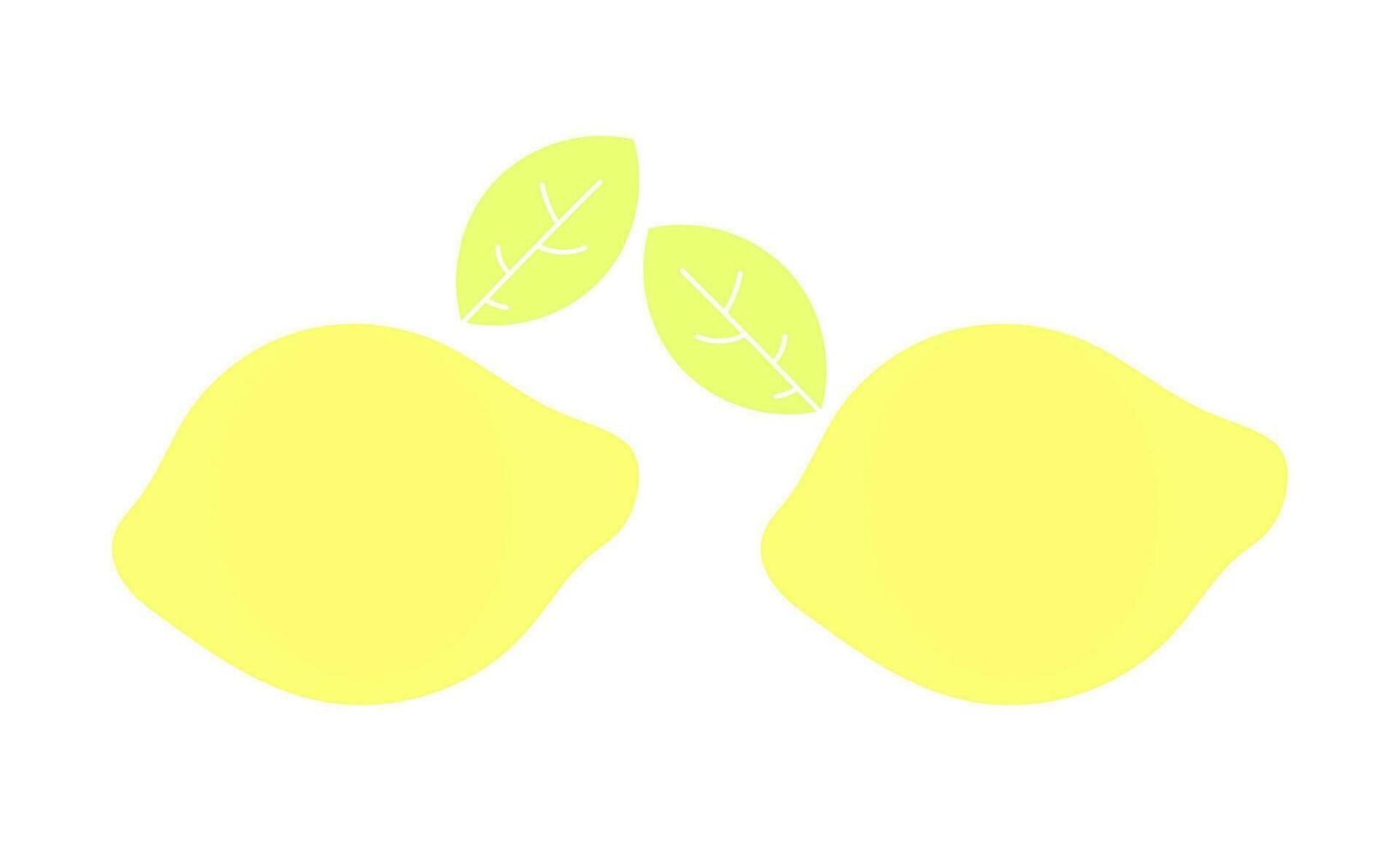 illustration of lemon fruit vector