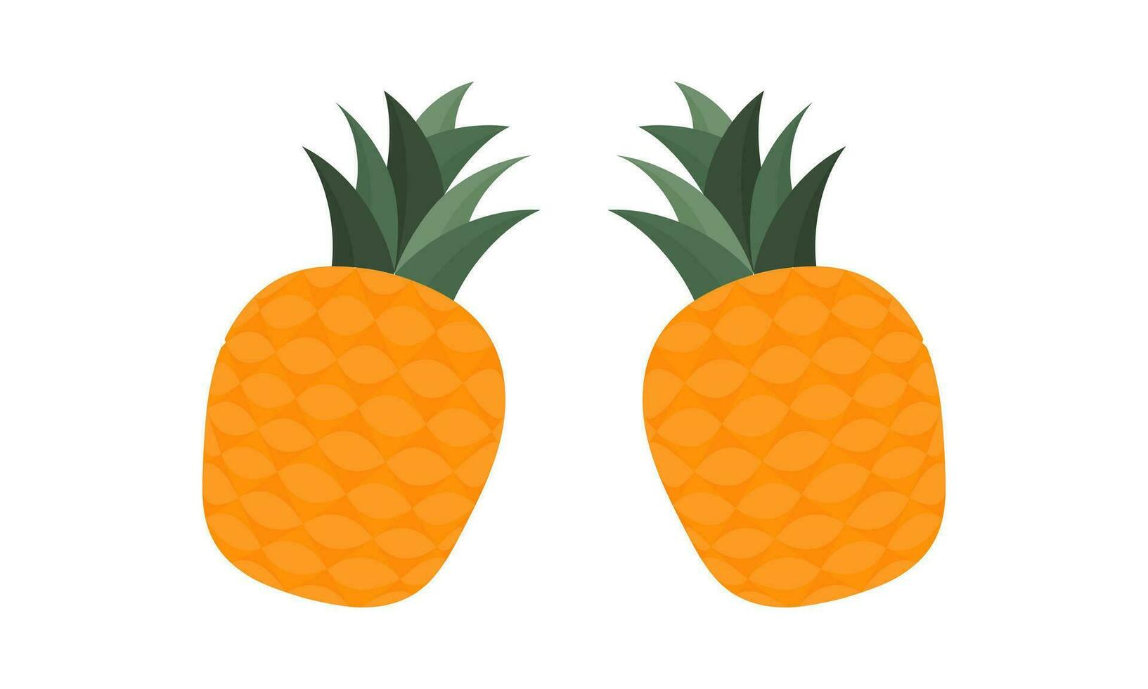 illustration of pineapple fruit vector