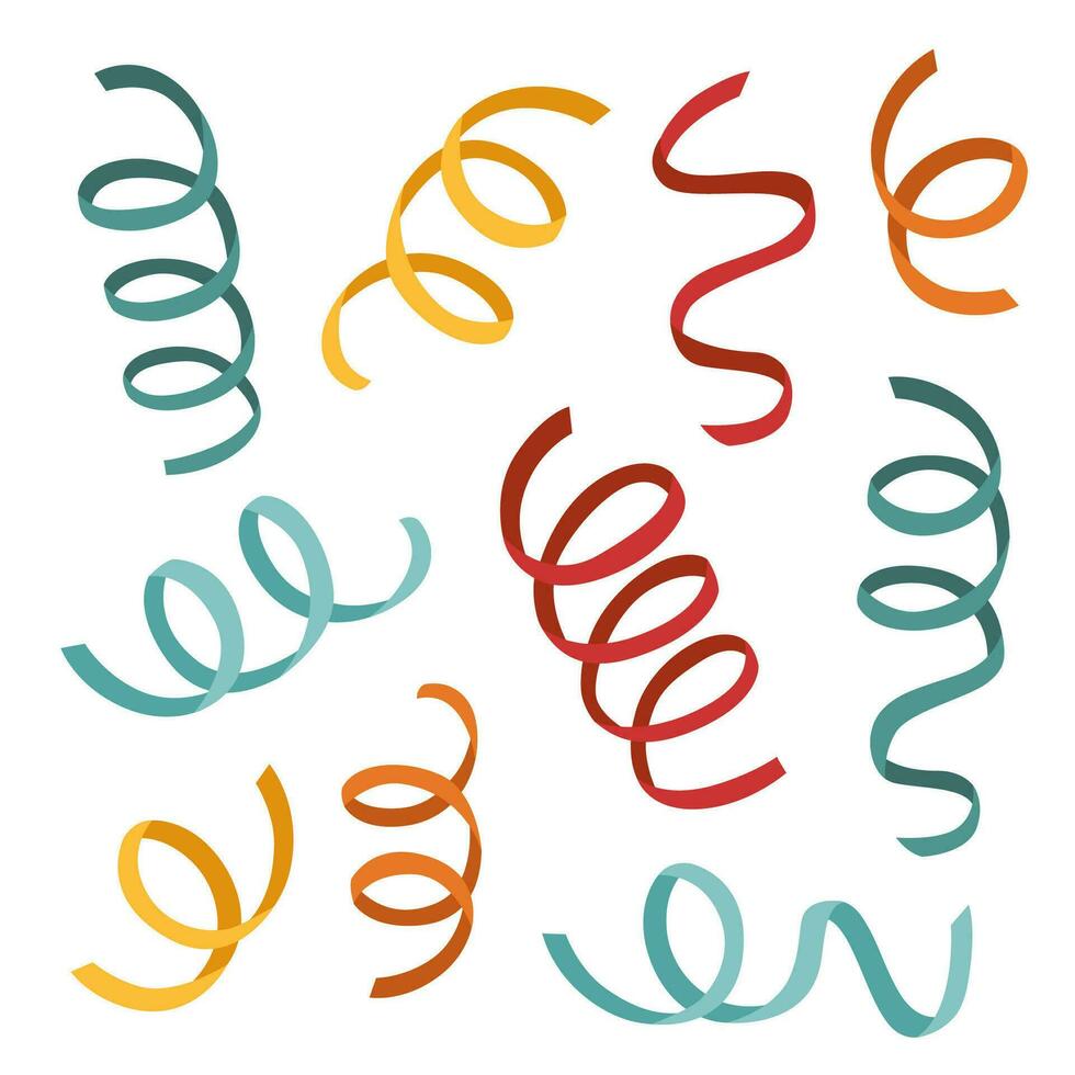 Serpentine set isolated vector