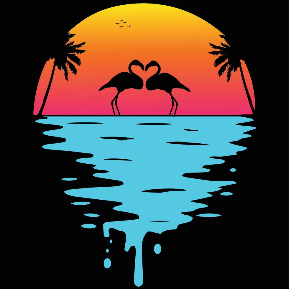 Best Summer t shirt design vector