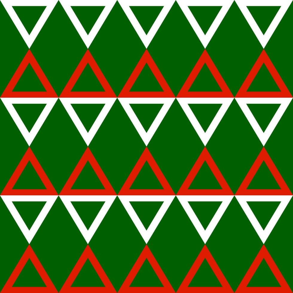 Collection of green and red seamless backgrounds suitable for Christmas season. vector