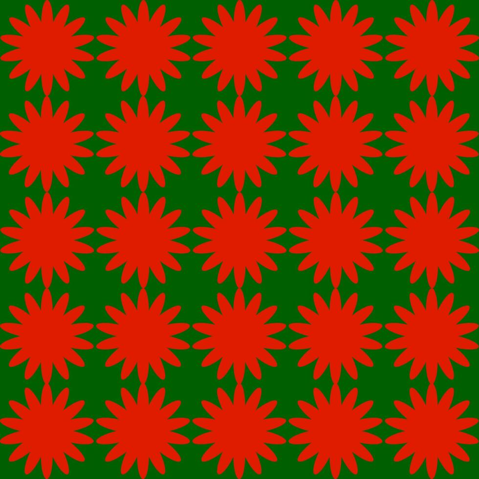 Collection of green and red seamless backgrounds suitable for Christmas season. vector