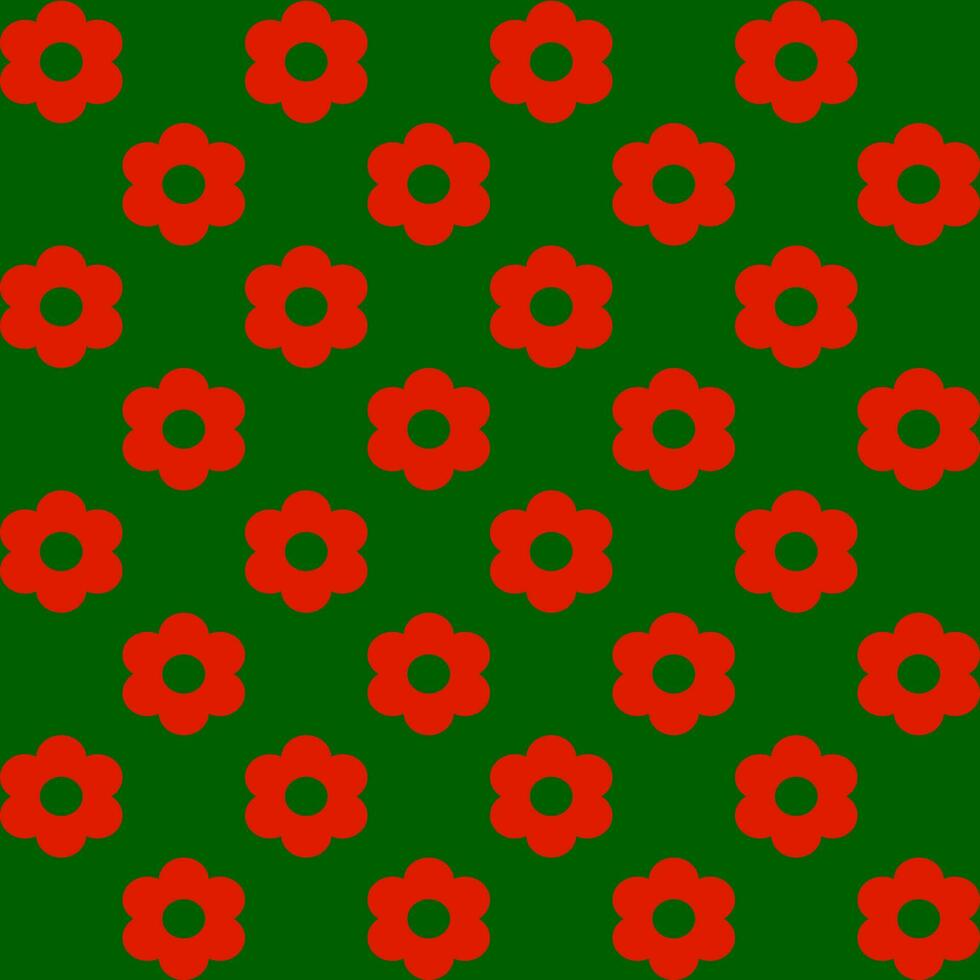 Collection of green and red seamless backgrounds suitable for Christmas season. vector