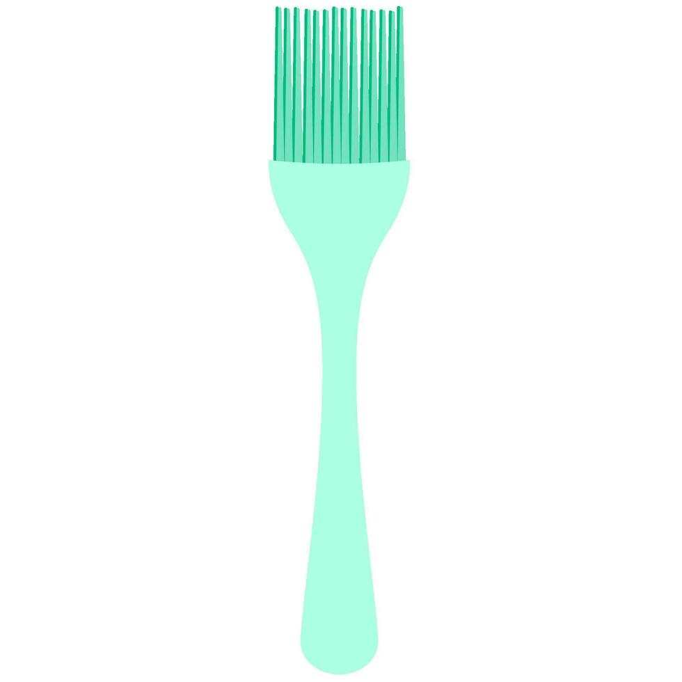 Basting Brush Vector Flat Illustration and Icon,etc