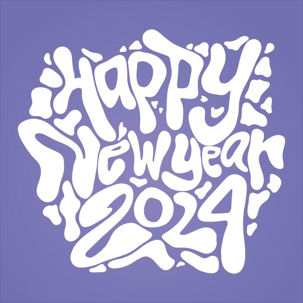 Happy new year 2024 background vector