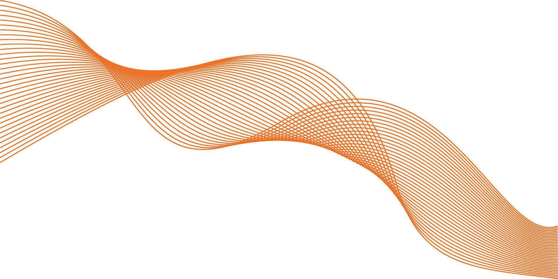 Twisted curve lines with mixed effects. Technology abstract lines on white background. frequency sound waves, vector