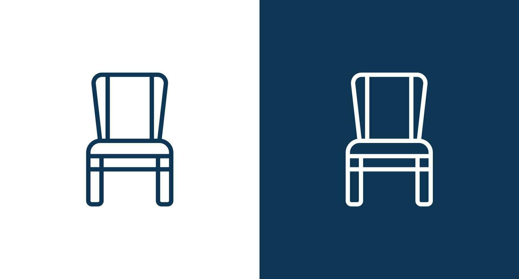 Chair icon illustration isolated vector sign symbol
